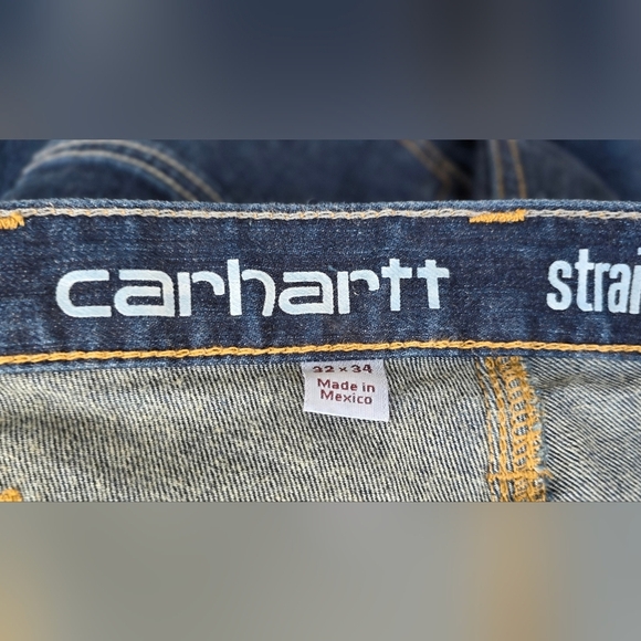 Carhartt Straight Leg rugged flex Jeans, 32/34 Excellent Condition, 85 %  Cotton - Picture 2 of 16